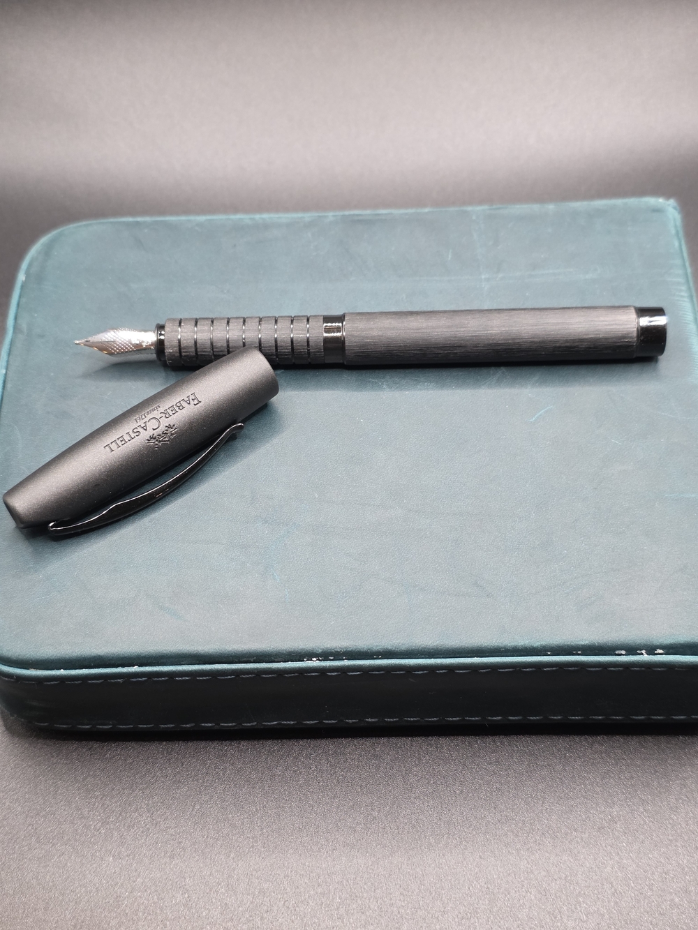 Faber-Castell Essentio Fountain Pen- Steel Nib - Fine. Matte Black.